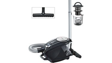 BGS7SIL64 Toz Torbasız Süpürge Relaxx'X Ultimate Prosilence64 Siyah