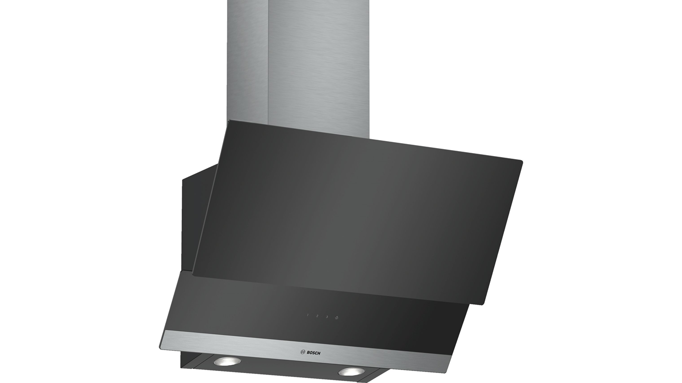 DWK065G60T Serie 4 Duvar Tipi Davlumbaz 60 Cm Clear Glass Black Printed ...