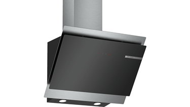 DWK68AK60T Serie 6 Duvar Tipi Davlumbaz 60 Cm Clear Glass Black Printed