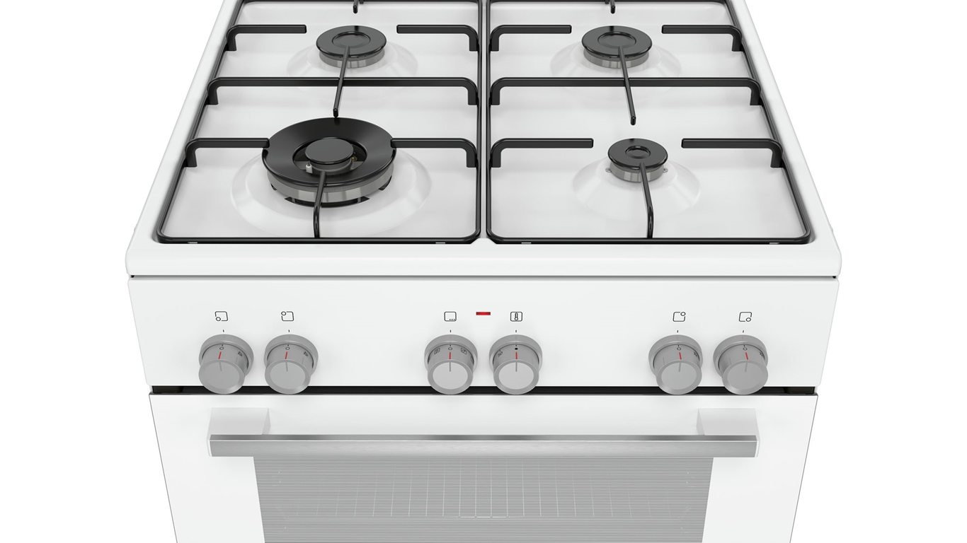 HXA090H20T Serie 4 Gazlı Solo Fırın Beyaz,Pişirme Grubu Kategorisinde,Solo Fırınlar Ürünü.