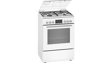 HXC390G20T Serie 6 Gazlı/Elektrikli Solo Fırın Beyaz