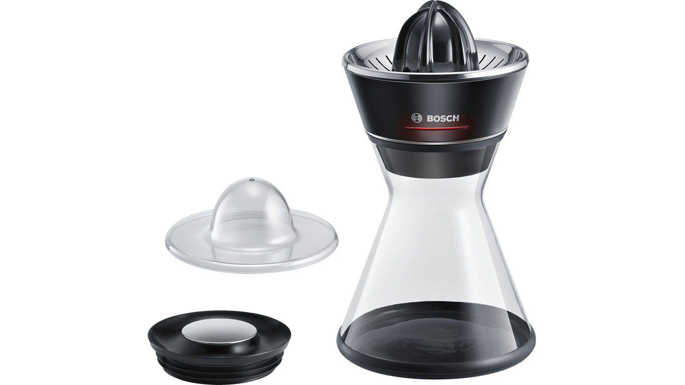Bosch Zitruspresse VitaStyle Citro MCP72GPB, Universal-Presskegel für kleine und