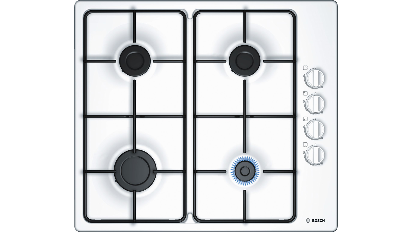 PBP6C2B80L Serie 2 Gazlı Ocak 60 Cm Beyaz,Pişirme Grubu Kategorisinde,Ankastre Ocaklar Ürünü.