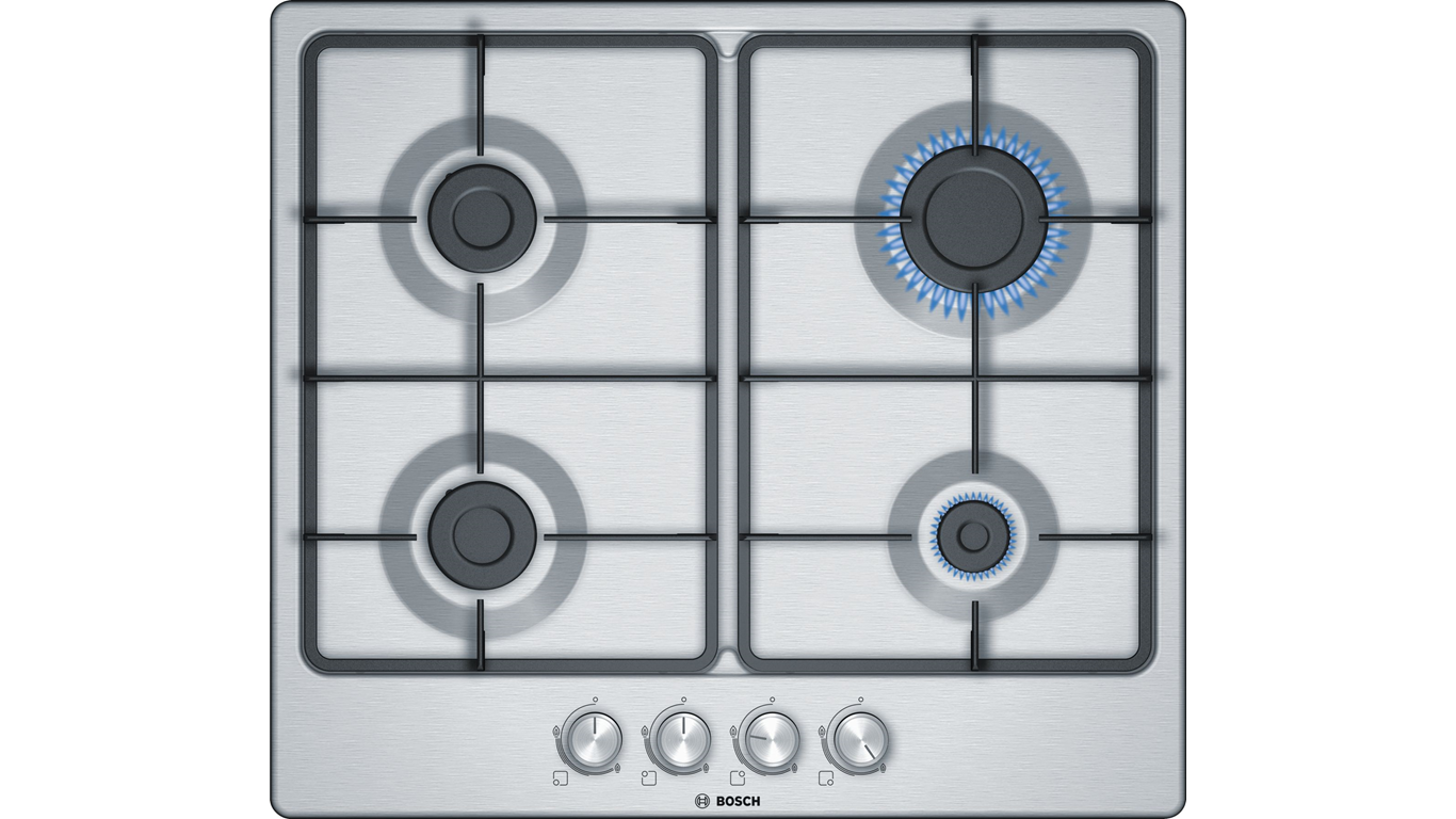 PGP6B5O50 Serie 4 Gazlı Ocak 60 Cm Paslanmaz Çelik,Pişirme Grubu Kategorisinde,Ankastre Ocaklar Ürünü.