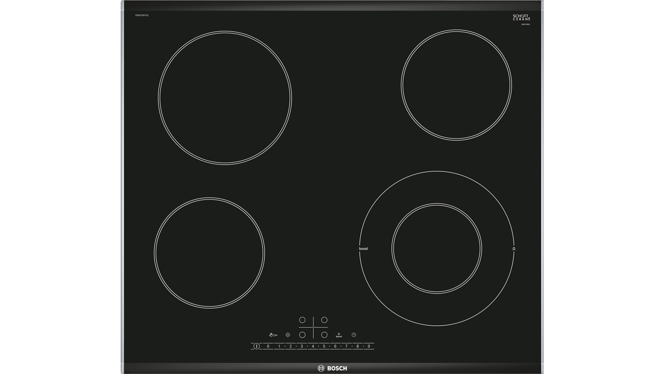PKF675FP1E Serie 6 Elektrikli Ocak 60 Cm Siyah,Pişirme Grubu Kategorisinde,Ankastre Ocaklar Ürünü.