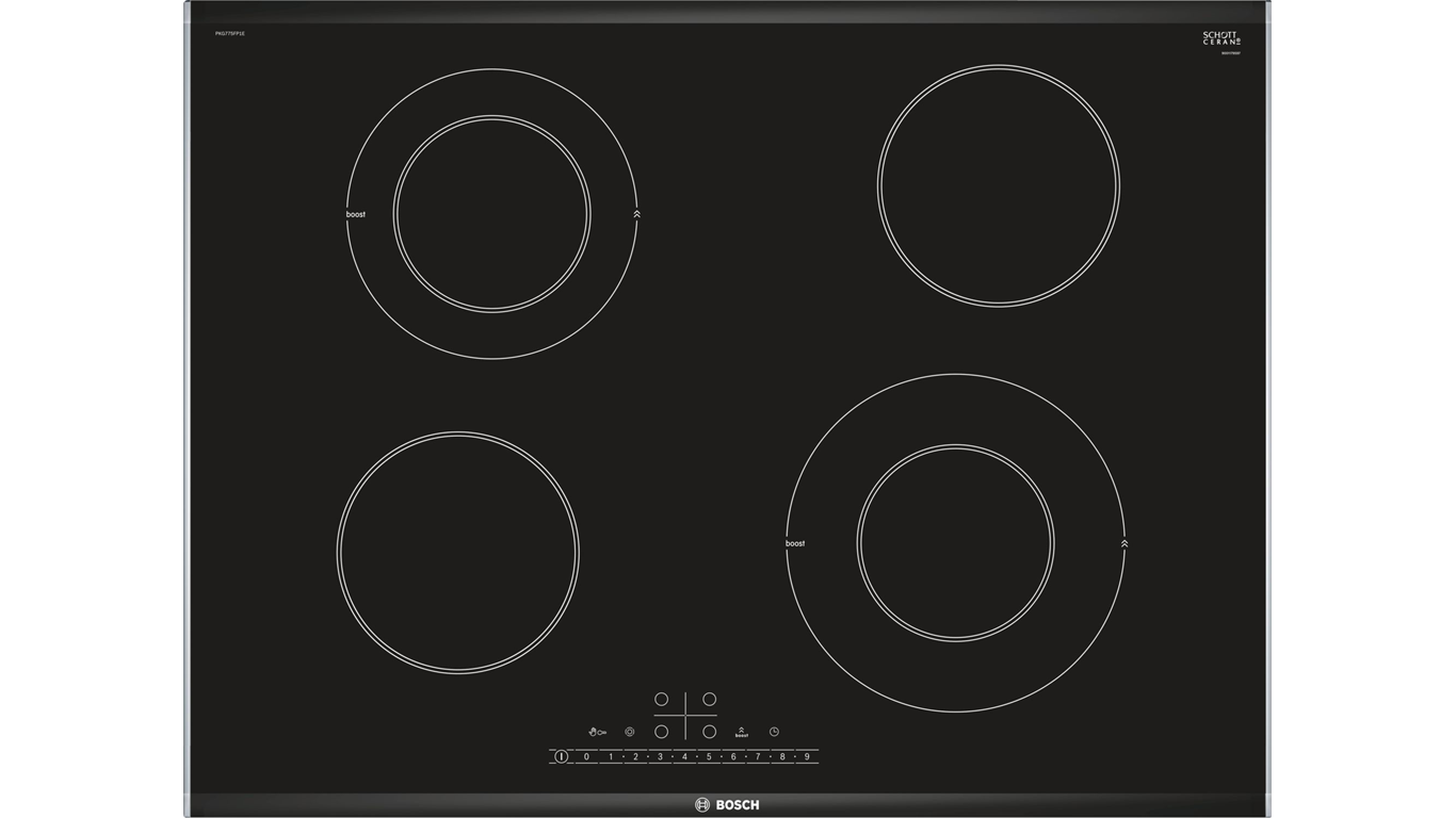 PKG775FP1E Serie 6 Elektrikli Ocak 70 Cm Siyah,Pişirme Grubu Kategorisinde,Ankastre Ocaklar Ürünü.
