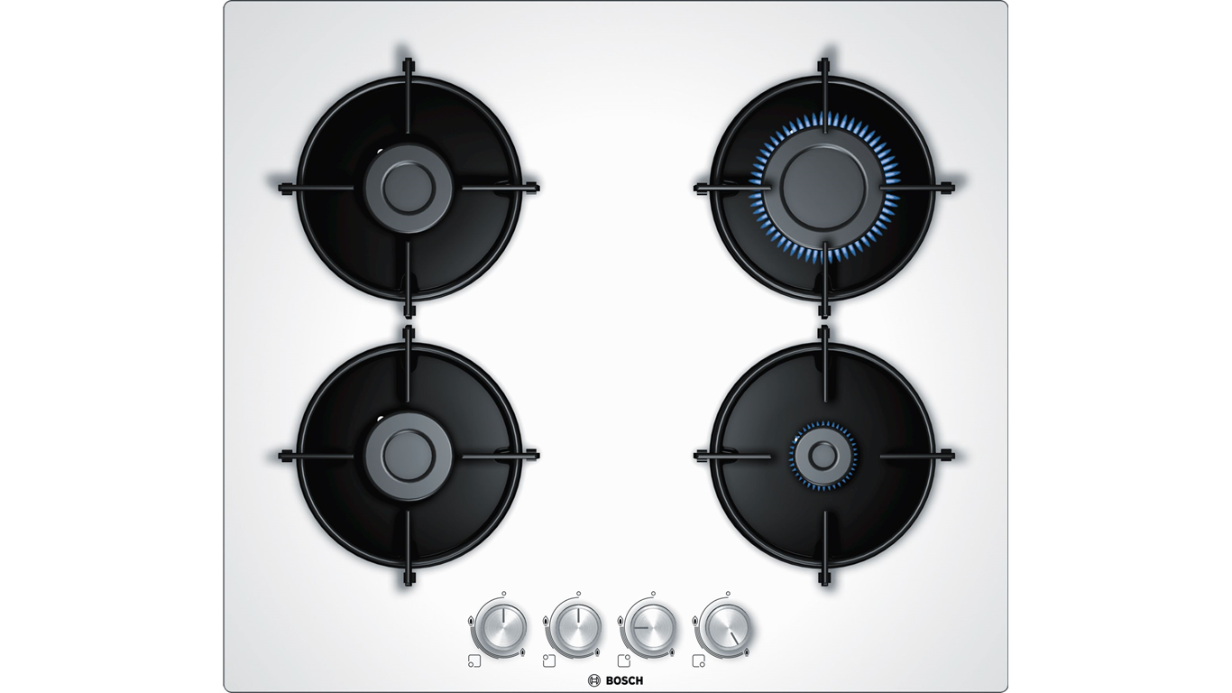 PNP6B2O10O Serie 4 Gazlı Ocak 60 Cm Beyaz,Pişirme Grubu Kategorisinde,Ankastre Ocaklar Ürünü.