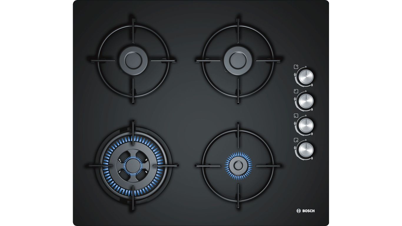 POH6C6B11O Serie 2 Gazlı Ocak 60 Cm Siyah,Pişirme Grubu Kategorisinde,Ankastre Ocaklar Ürünü.