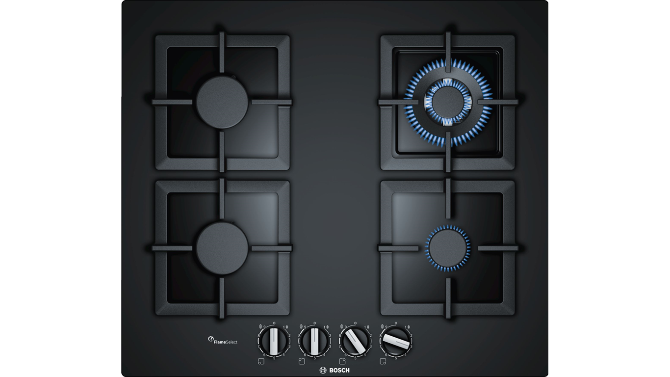 PPH6A6B20 Serie 6 Gazlı Ocak 60 Cm Siyah,Pişirme Grubu Kategorisinde,Ankastre Ocaklar Ürünü.