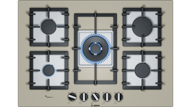 PPQ7A8B90 Serie 6 Gazlı Ocak 75 Cm Paslanmaz Çelik