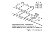 PRA3A6D70 Serie | 8 Gazlı Domino Ocak 30 Cm