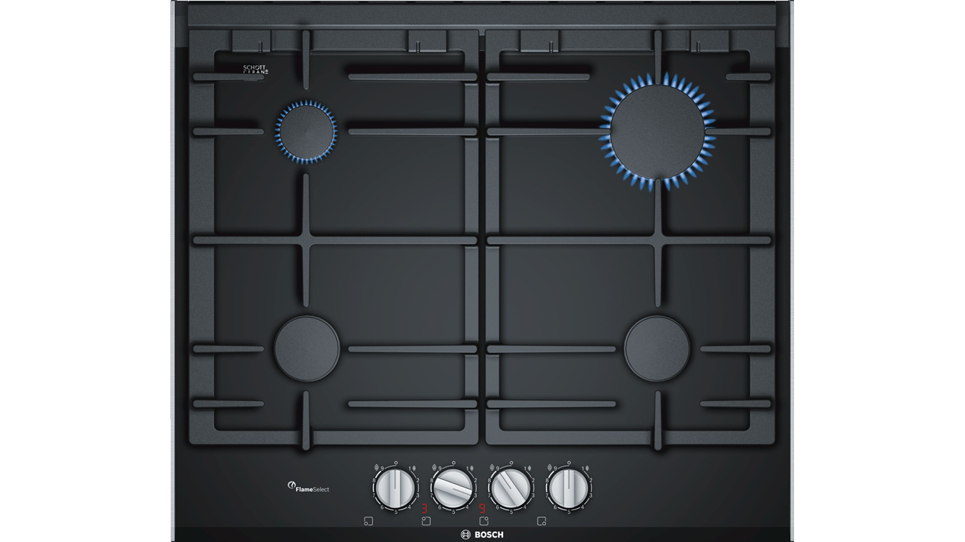 PRP6A6D70 Serie 8 Gazlı Ocak 60 Cm Siyah,Pişirme Grubu Kategorisinde,Ankastre Ocaklar Ürünü.