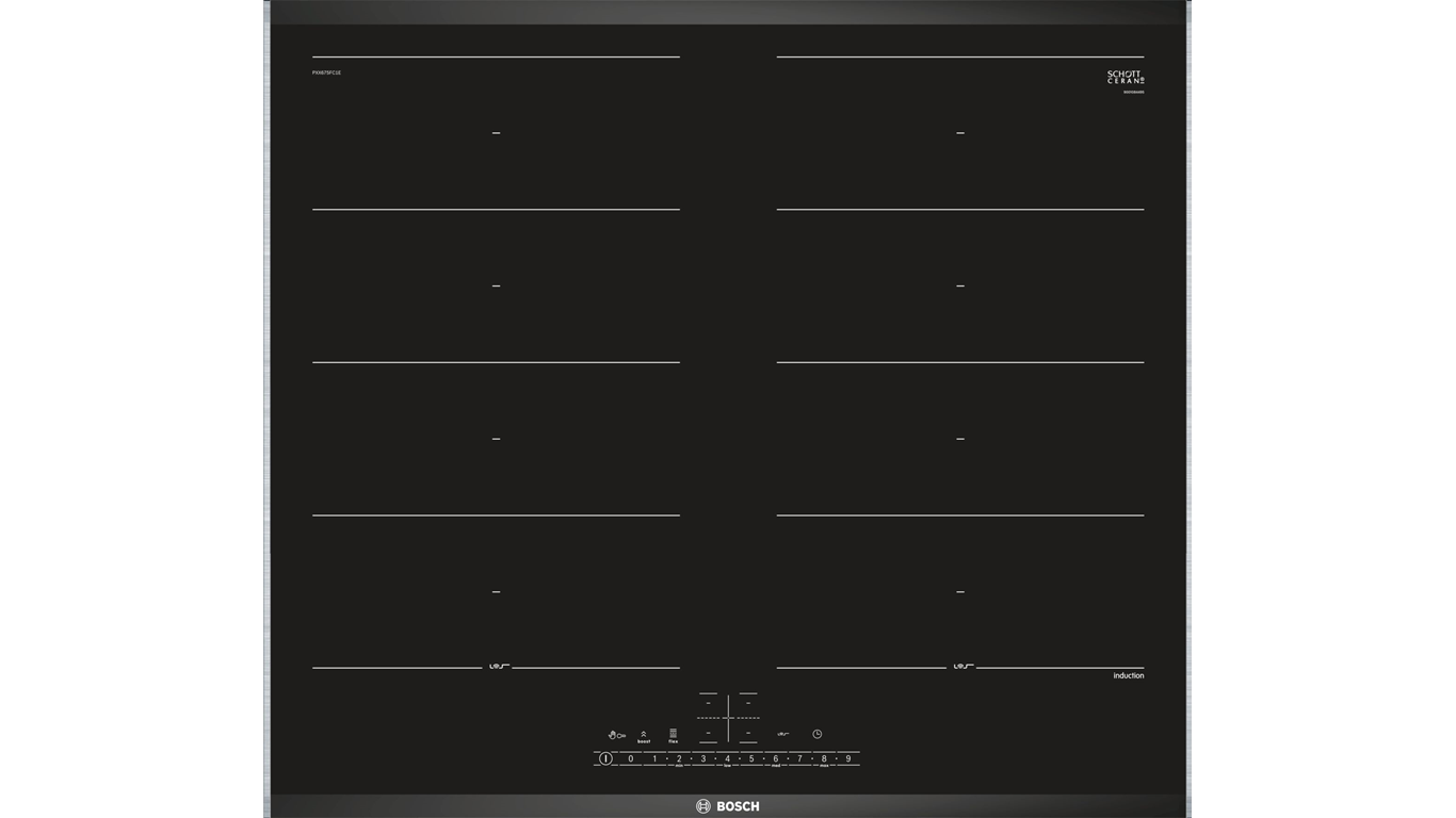 PXX675FC1E Serie 6 İndüksiyonlu Ocak 60 Cm Siyah,Pişirme Grubu Kategorisinde,Ankastre Ocaklar Ürünü.