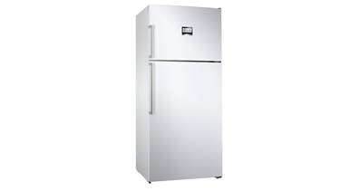 KDN76AWF0N NoFrost, Üstten donduruculu XL buzdolabı Parlak beyaz kapılar