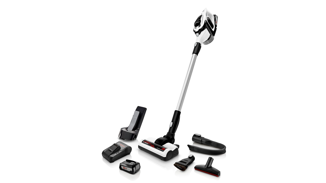 BBS812PCK Şarjlı Dik Süpürge Unlimited Serie 8 Beyaz,Elektrikli Süpürgeler Kategorisinde,Unlimited Serisi Ürünü.