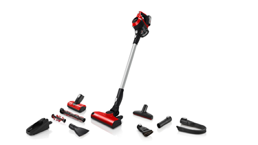 BBS61PET2 Şarjlı Dik Süpürge Unlimited Serie 6 ProAnimal Kırmızı