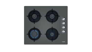 Bosch POP6C9O10L Gazlı Ocak. 60 Cm. Sert Cam, Antrasit Gri.