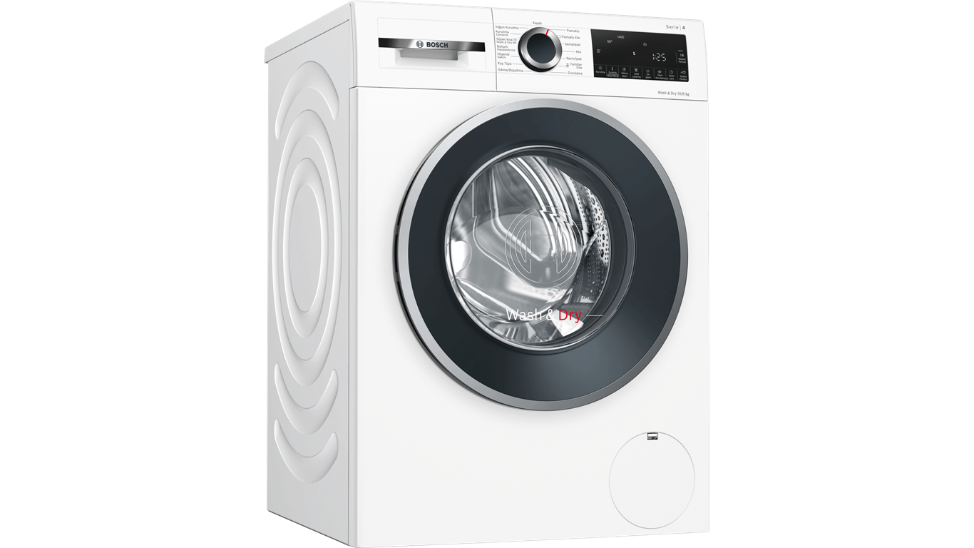 Bosch WNA254X0TR Kurutmalı Çamaşır Makinesi. 10/6 Kg. 1400 Dev./Dak.,Çamaşır Makineleri Kategorisinde,Kurutma Makineleri Ürünü.