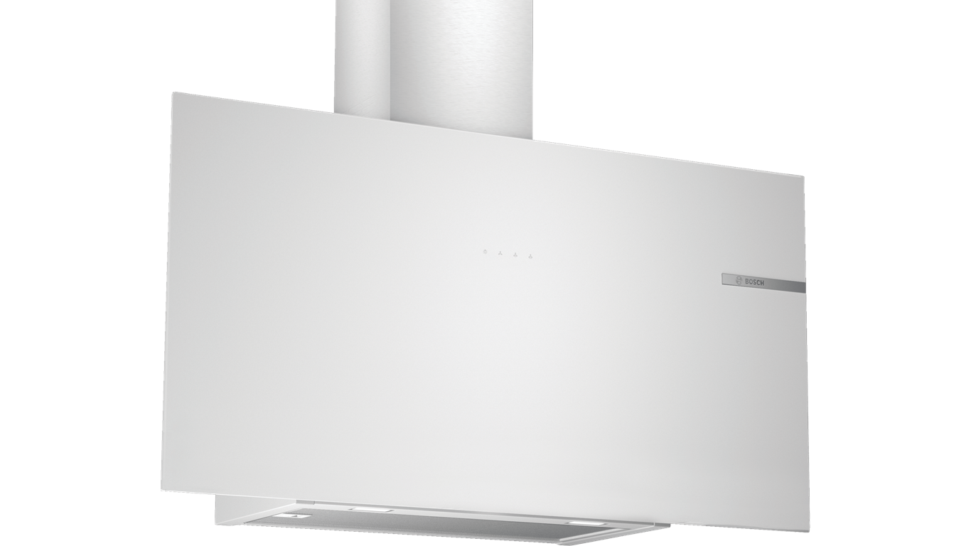 Bosch DWF95AJ20T Duvar Tipi Davlumbaz 90cm Beyaz Cam Yüzey,Pişirme Grubu Kategorisinde,Davlumbazlar Ürünü.