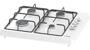 Bosch PBP0C2B82O Set Üstü Gazlı Ocak 60cm Beyaz,Pişirme Grubu Kategorisinde,Ocaklar Ürünü.