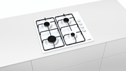 Bosch PBP6C2B82O Set Üstü Gazlı Ocak 60cm Beyaz