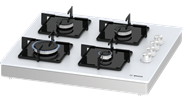 Bosch POP0C2O12O Set Üstü Gazlı Ocak 60cm Beyaz,Pişirme Grubu Kategorisinde,Ankastre Ocaklar Ürünü.
