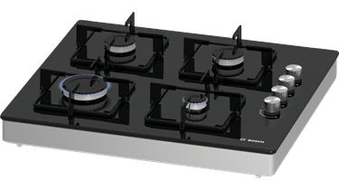 Bosch POP0C6O12O Set Üstü Gazlı Ocak 60cm Siyah