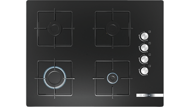 Bosch POP7C6O12O Gazlı Ocak 67cm Sert Cam Siyah