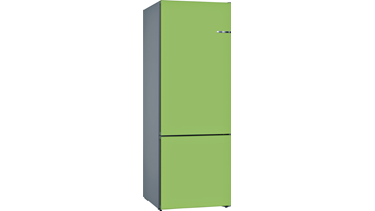 KVN56IH3AN NoFrost, Alttan donduruculu buzdolabı Limon Yeşili kapılar VarioStyle