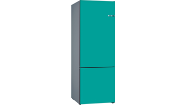 KVN56IU3AN NoFrost, Alttan donduruculu buzdolabı Turkuaz kapılar VarioStyle